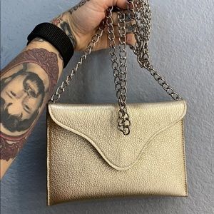 JJ Winters • envelope crossbody bag • champagne